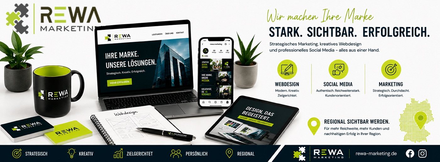 REWA Marketing – Stark. Sichtbar. Erfolgreich.